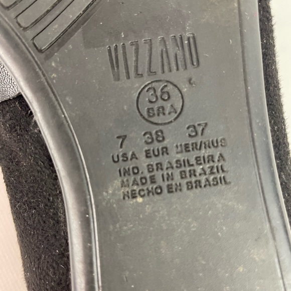Vizzano Black flat shoes. Size 7 - Picture 8 of 8
